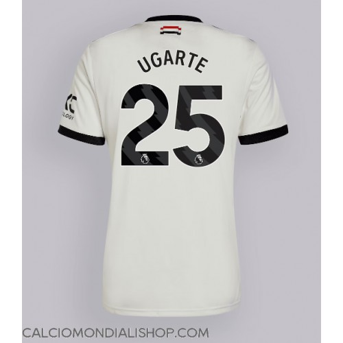 Maglie da calcio Manchester United Manuel Ugarte #25 Terza Maglia 2024-25 Manica Corta